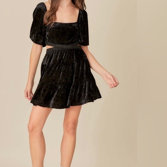 Dresses & Skirts - Elegant Black Velvet Skirt